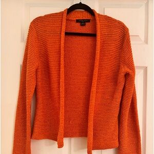 Orange cardigan